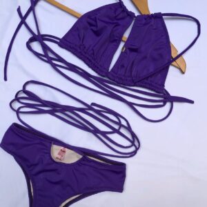Traje de baño purpura