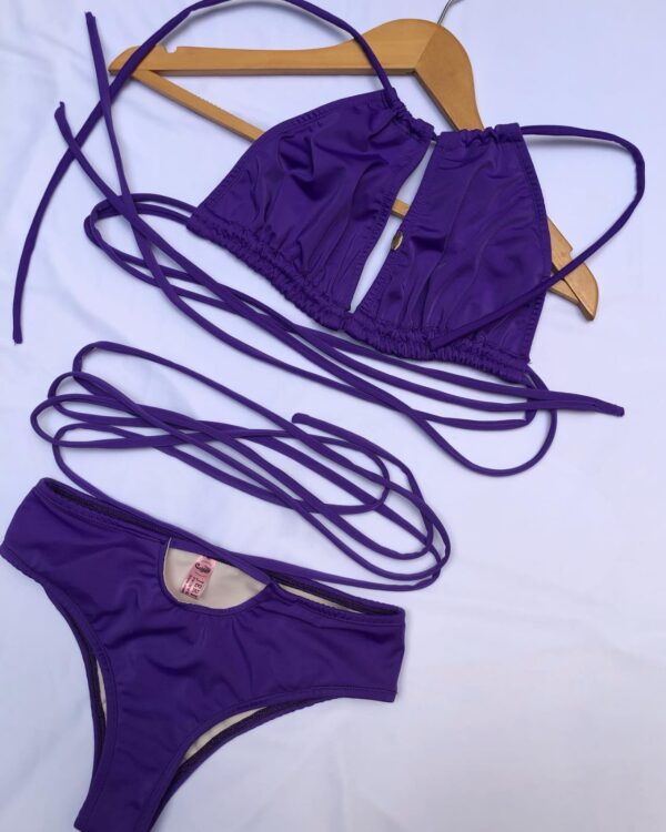 Traje de baño purpura