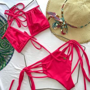 Traje de baño fucsia